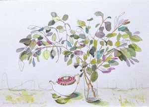 Teapot still life by Gela-Marie Williams